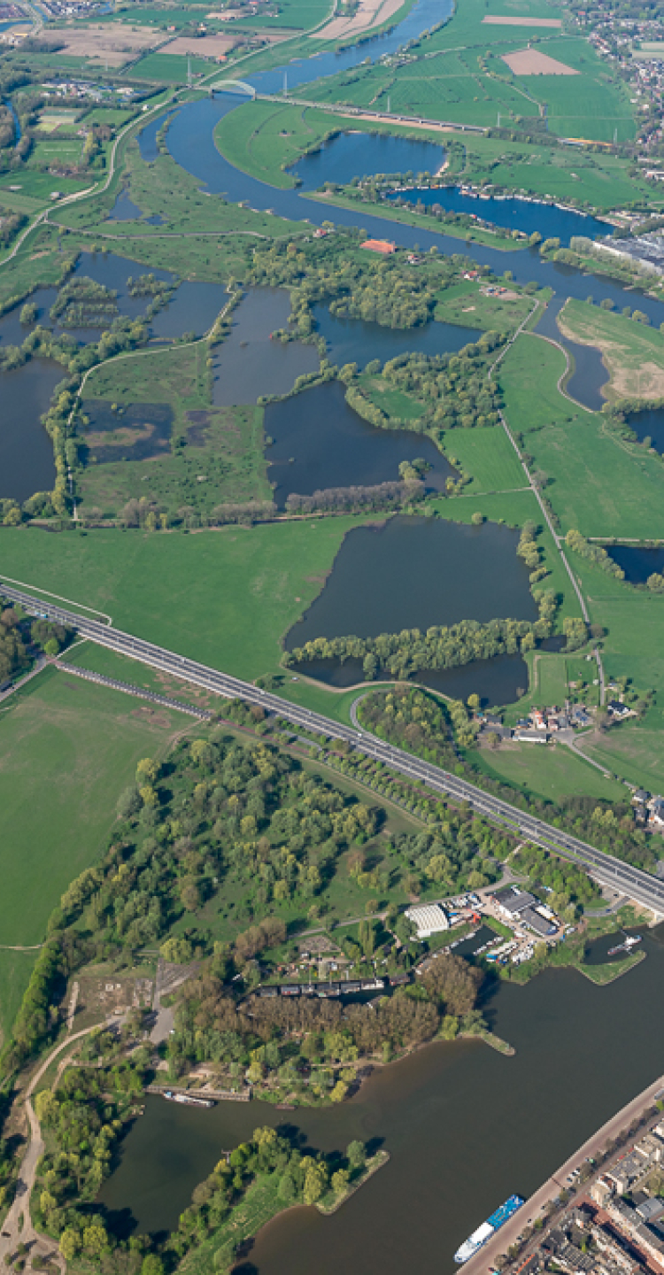 Dronefoto natuur Meinerswijk