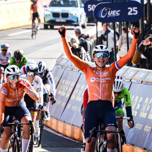 Sofie 1e plaats EK Wielrennen