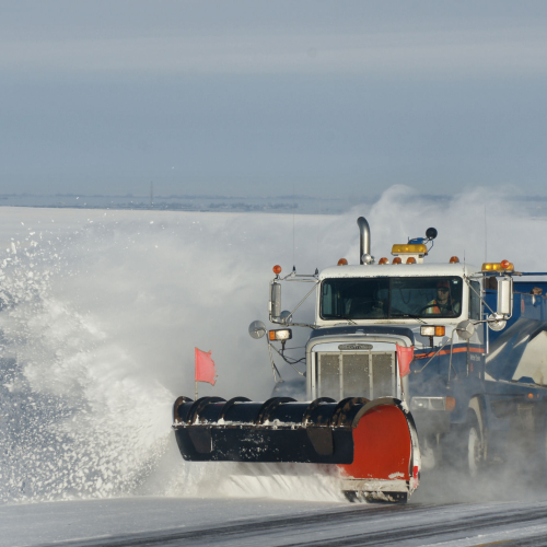 Volker Stevin Highways Canada sneeuwploeg