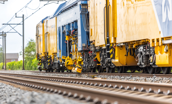 Stopmachine VolkerRail spoorwerkzaamheden