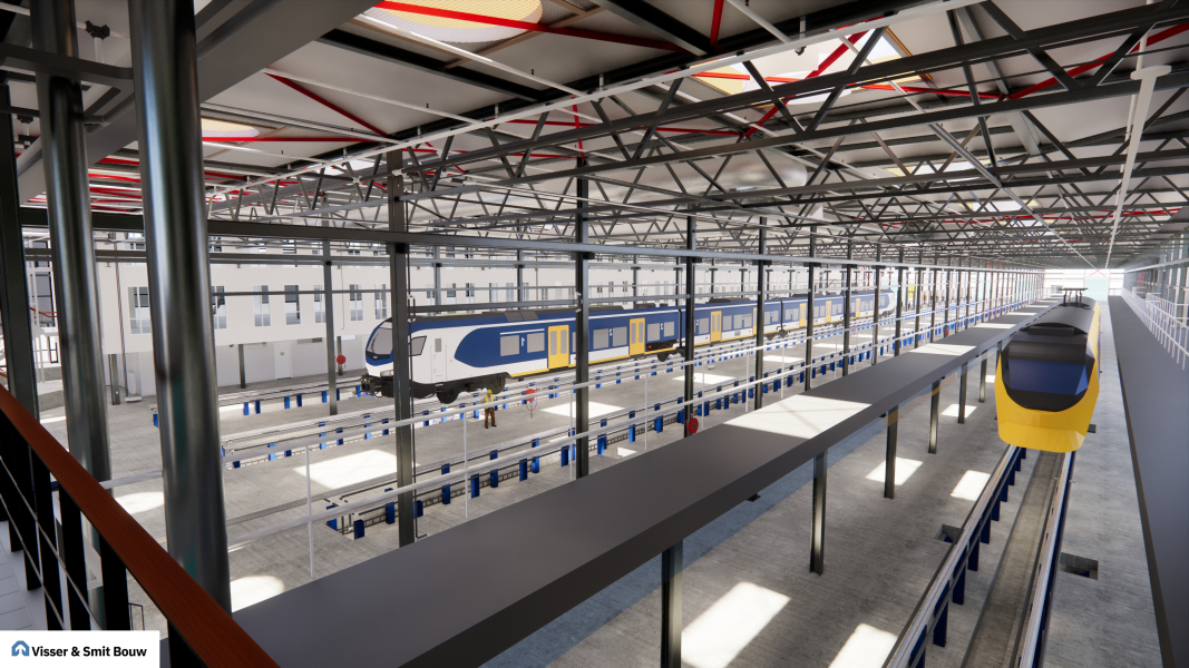 NS treinstellenhal