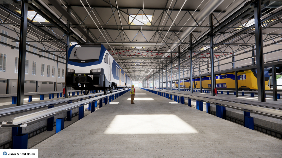 NS treinstellenhal
