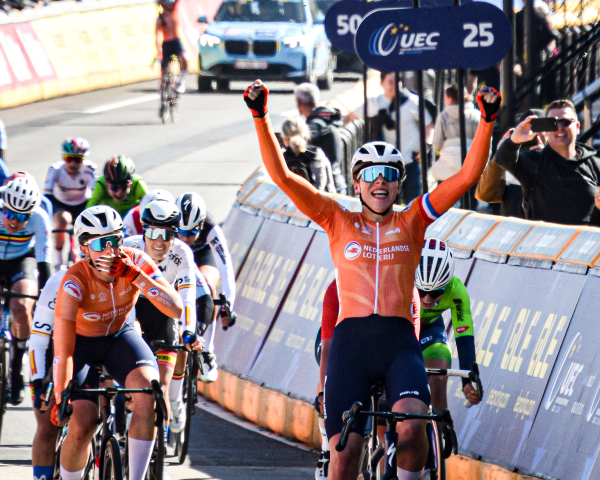 Sofie 1e plaats EK Wielrennen