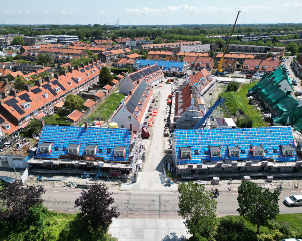 Voortgangsfoto van het project uit oktober 2024