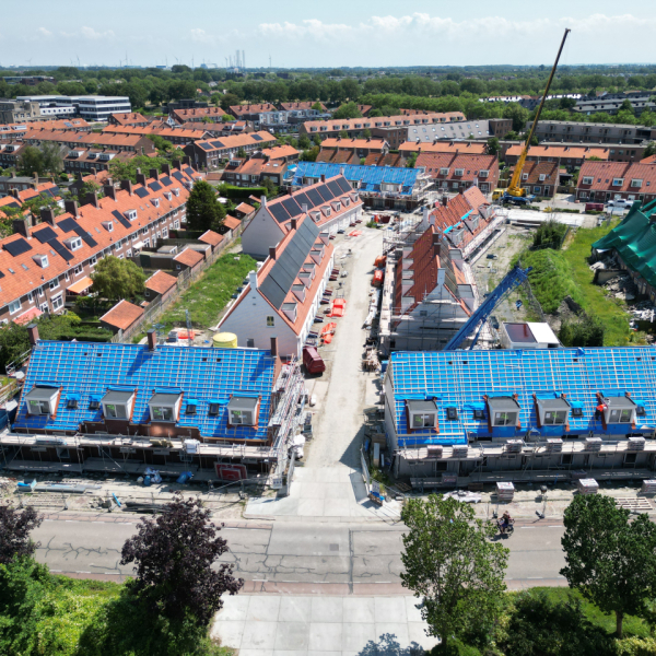 Voortgangsfoto van het project uit oktober 2024
