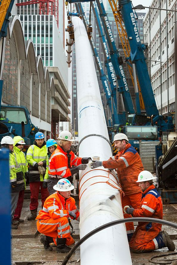 Duurzame boosterstations nieuwe warmteweg Rotterdam
