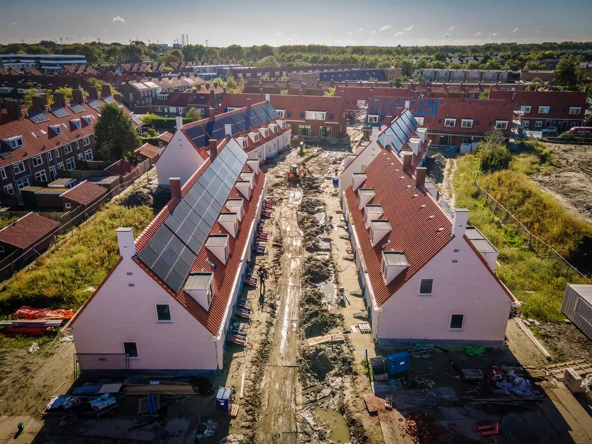 Voortgangsfoto van het project uit oktober 2024