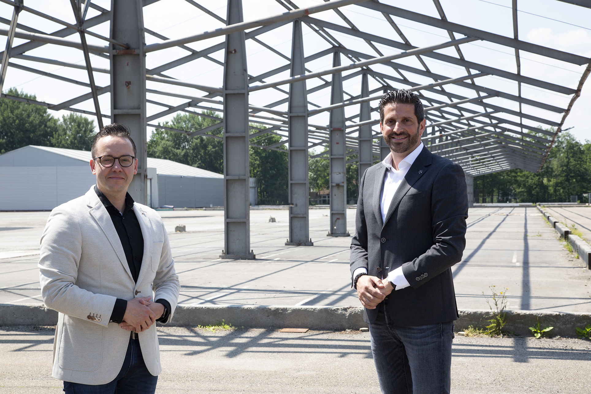 Erwin Boom en Gard Stals op Veilingterrein Venlo.jpg